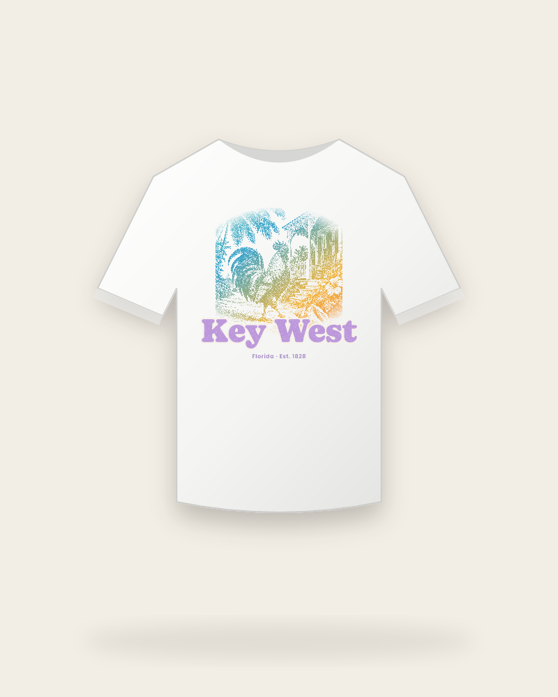 Key West Rooster Youth Tee