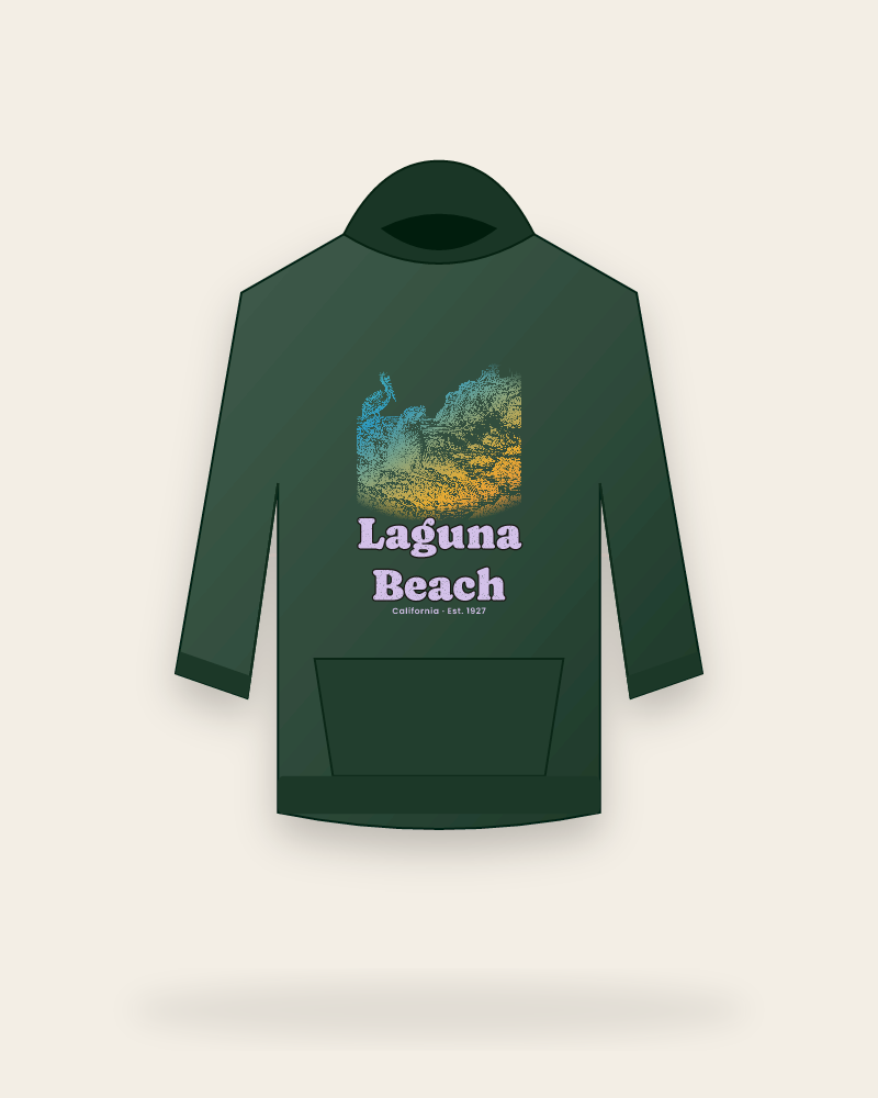Laguna Beach Sea Lion Cove Hooded Sweatshirt