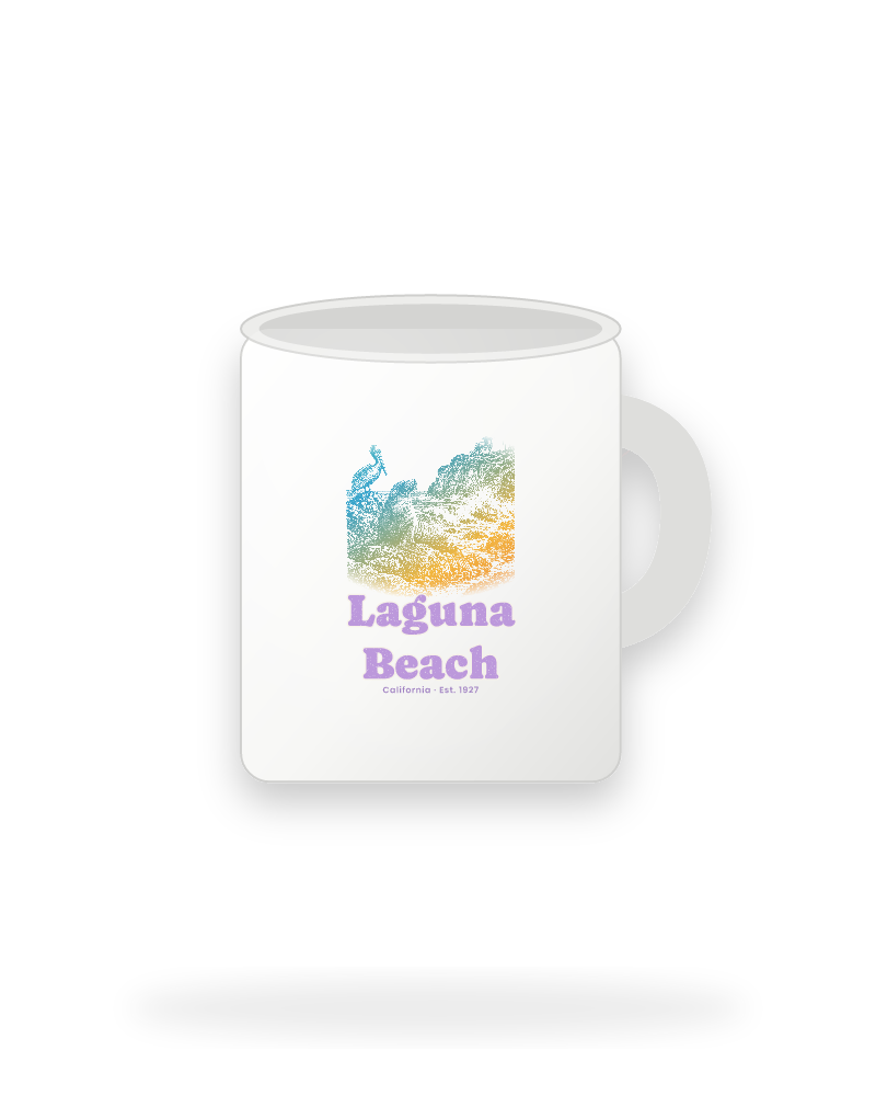 Laguna Beach Sea Lion Cove Ceramic Mug 11oz