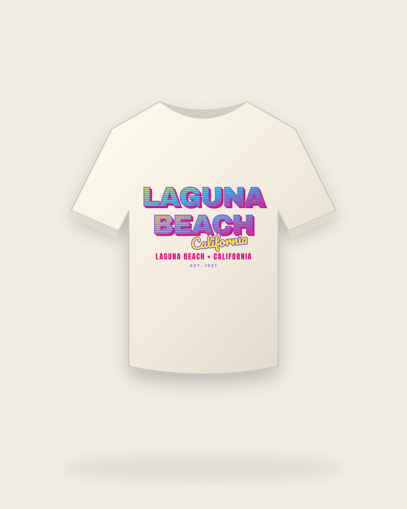 Laguna Beach Music TV Vintage Wash Tee