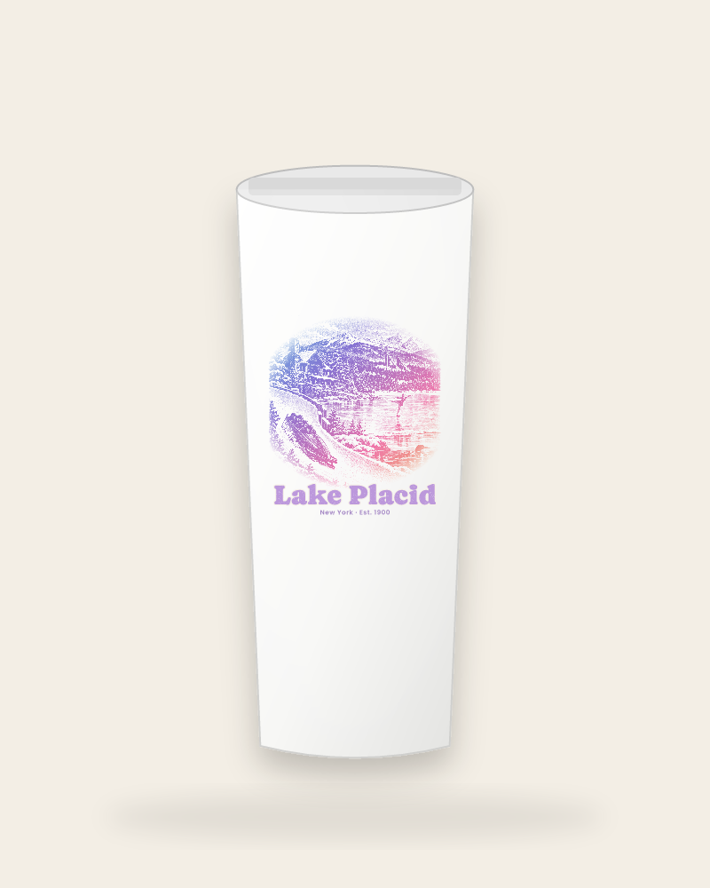 Lake Placid Winter Village Insulated Tumbler 20oz