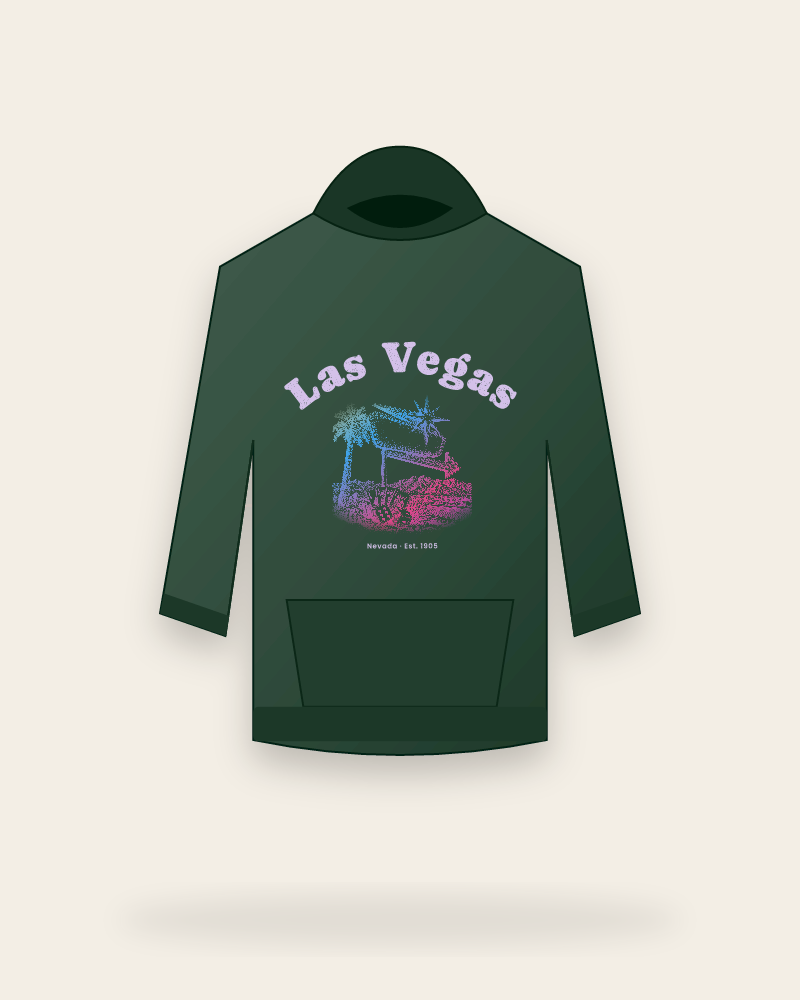 Las Vegas Neon Sign Hooded Sweatshirt
