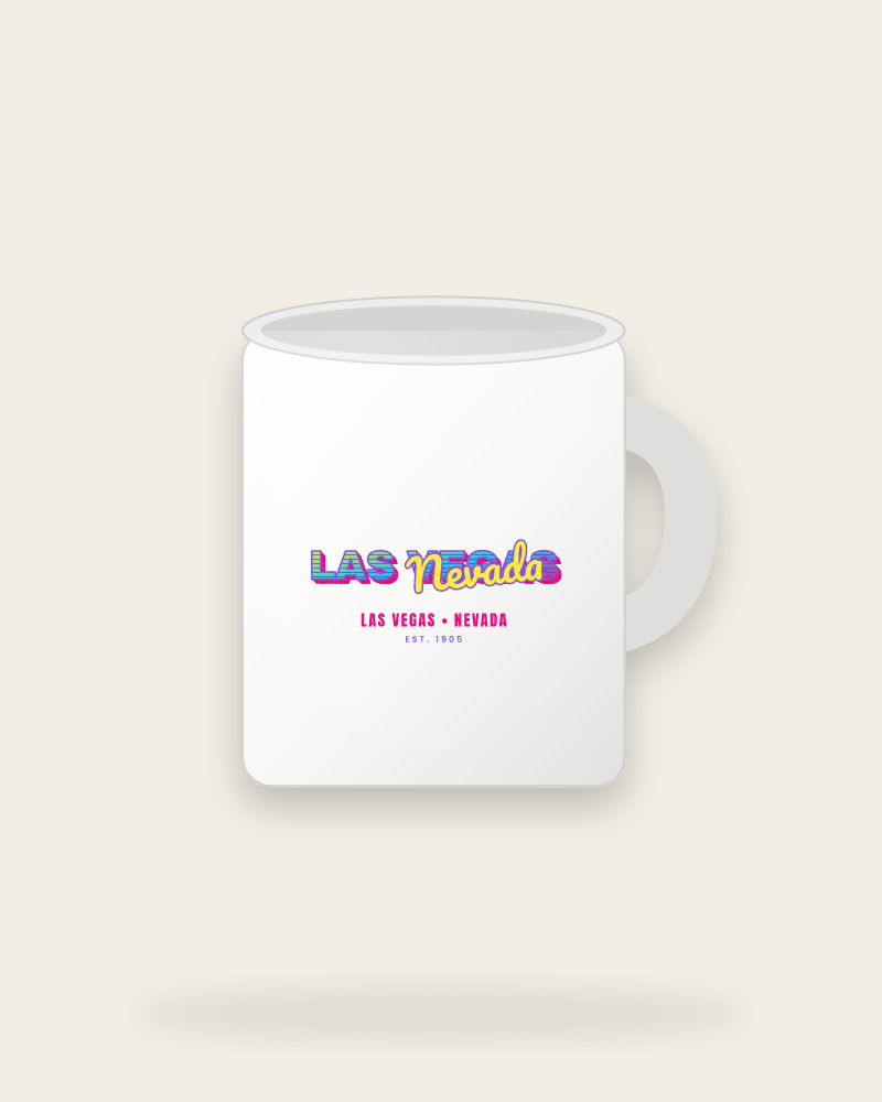 Las Vegas Music TV Ceramic Mug 11oz