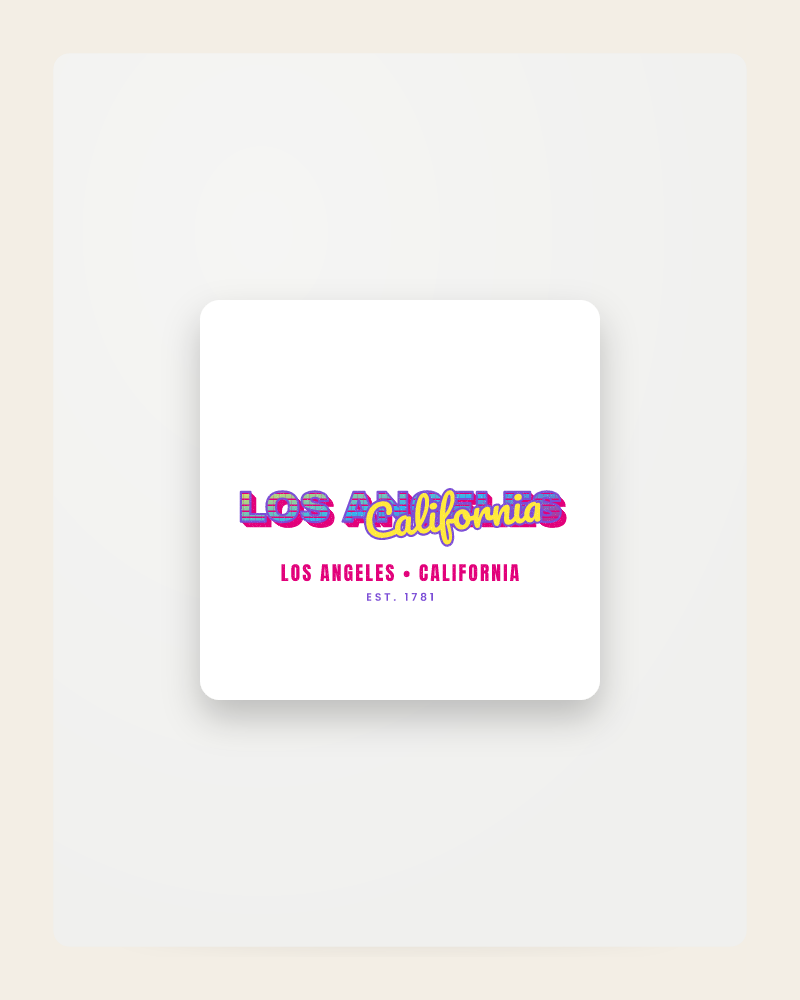 Los Angeles Music TV Fridge Magnet