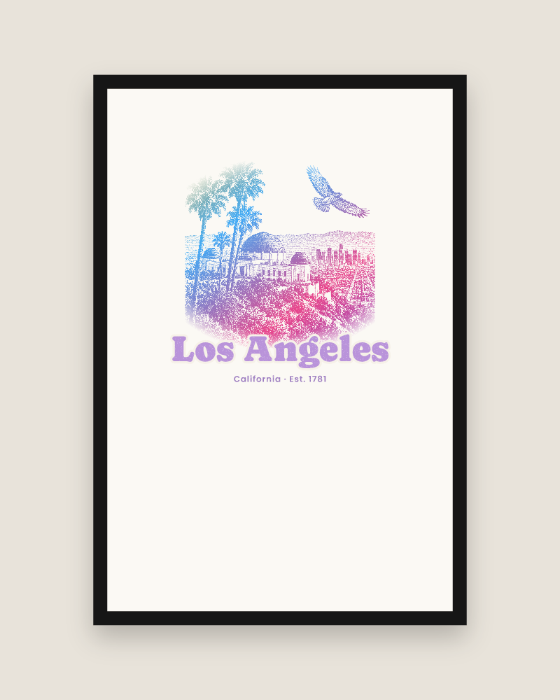 Los Angeles Griffith Observatory Matte Poster