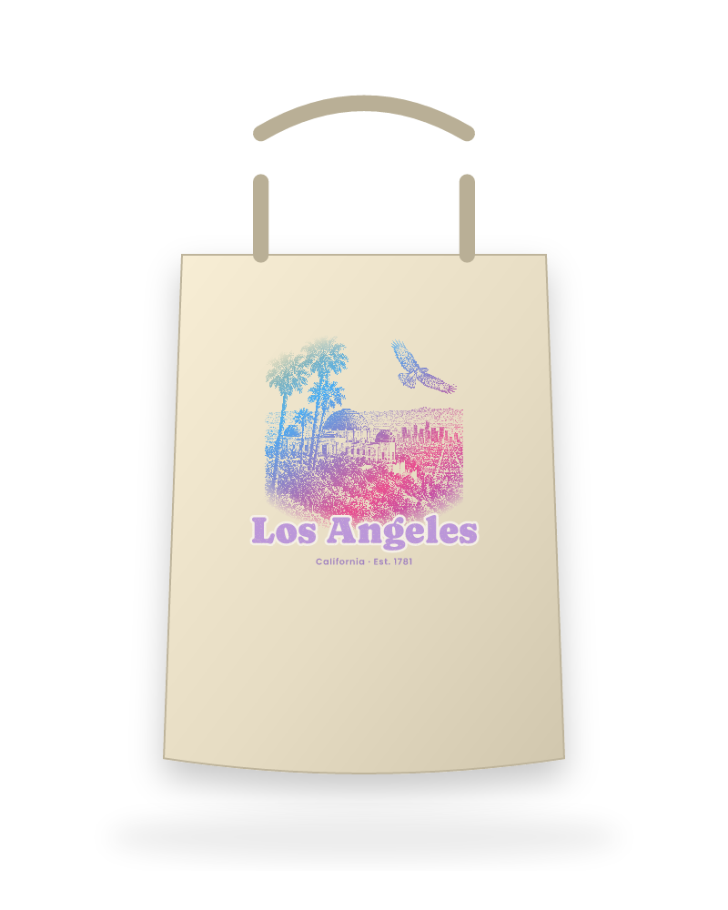 Los Angeles Griffith Observatory Canvas Tote