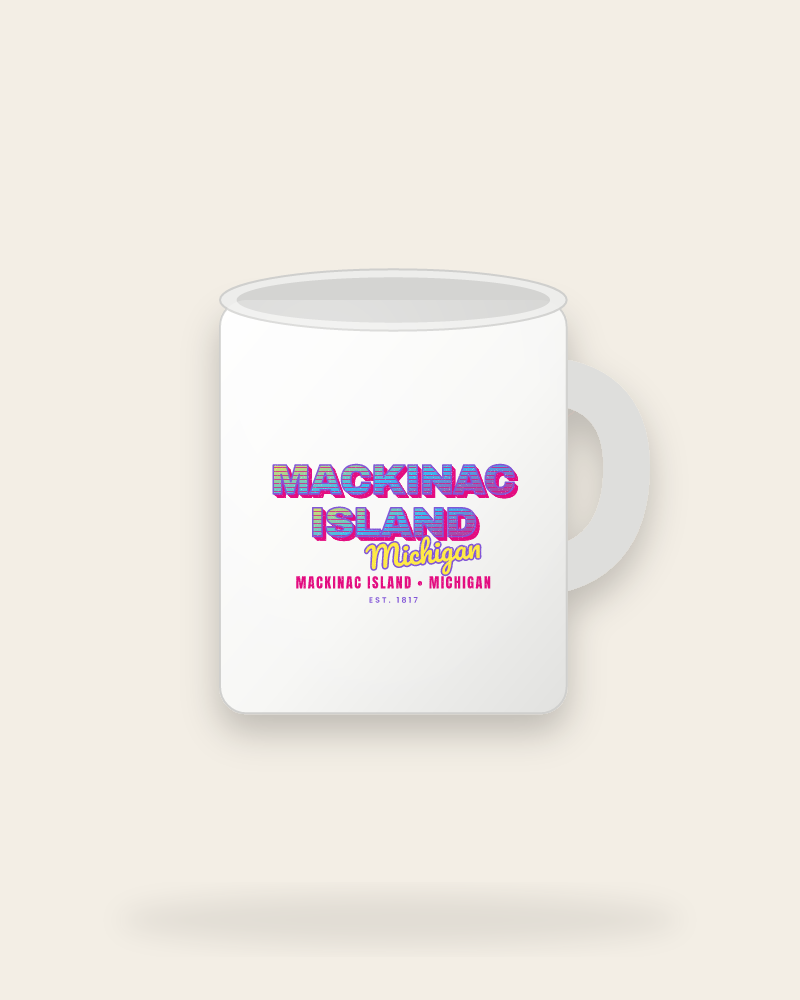 Mackinac Island Music TV Ceramic Mug 11oz