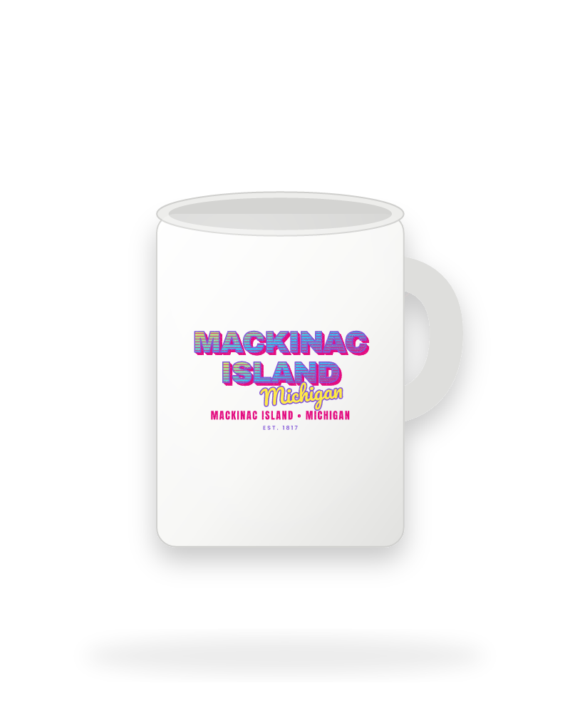 Mackinac Island Music TV Ceramic Mug 15oz