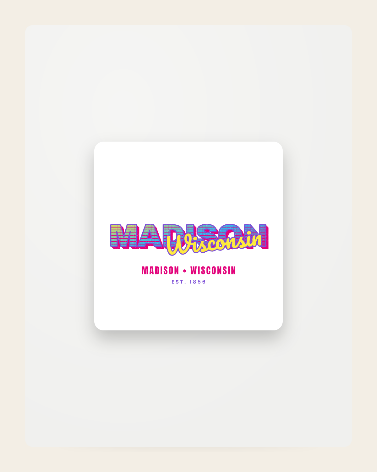 Madison Music TV Fridge Magnet in White