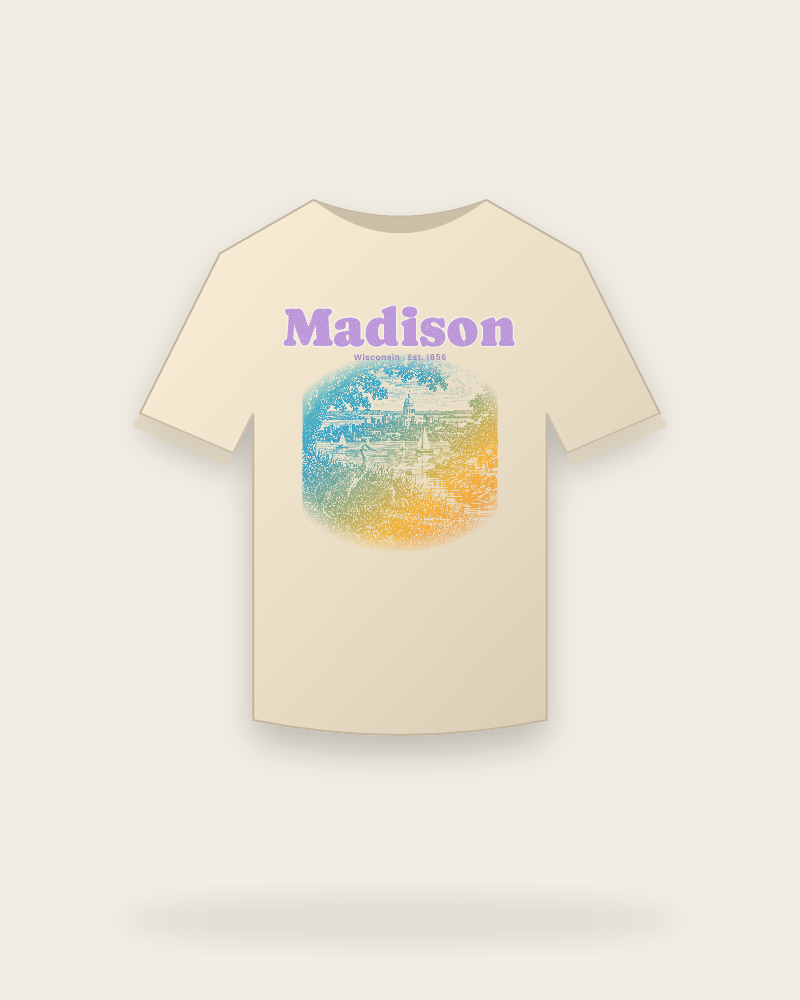 Madison Isthmus Cranes Classic Tee