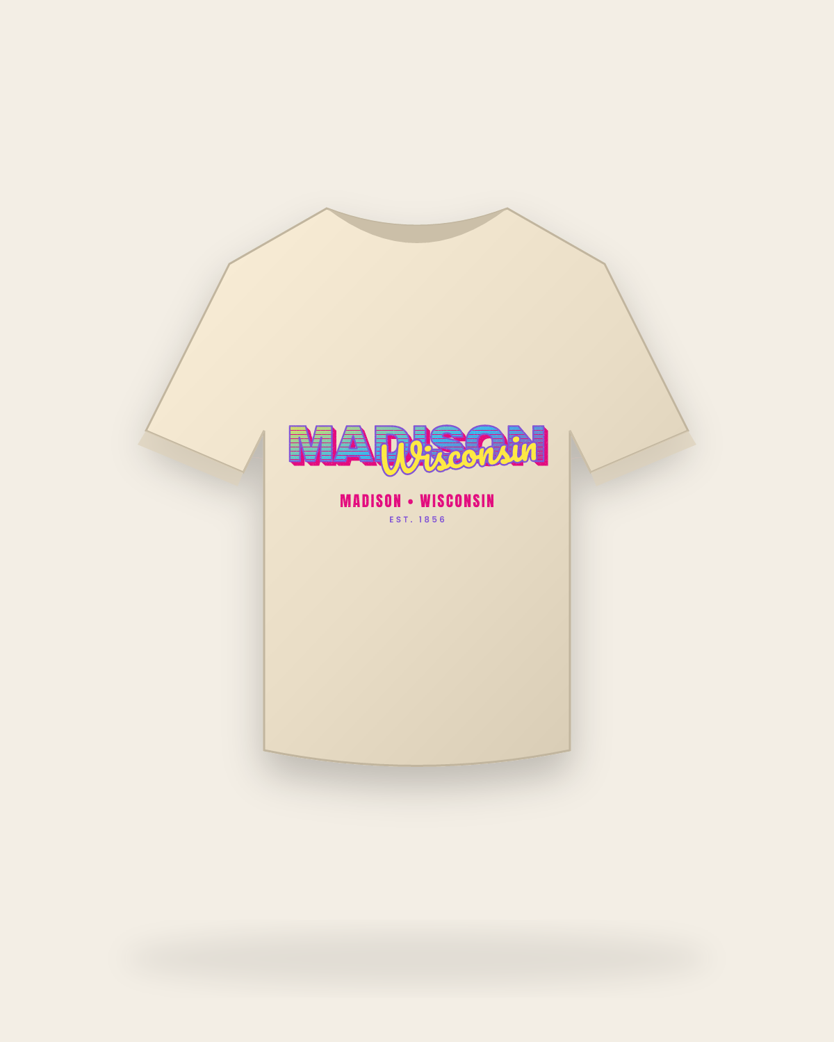 Madison Music TV Classic Tee in Natural