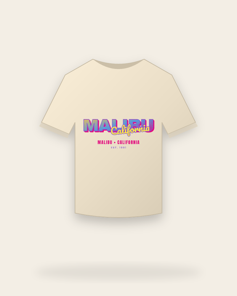 Malibu Music TV Classic Tee