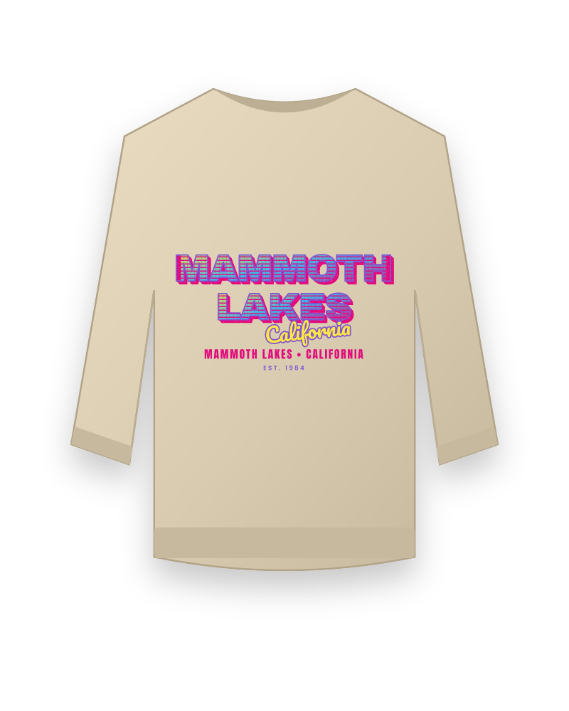 Mammoth Lakes Music TV Crewneck Sweatshirt