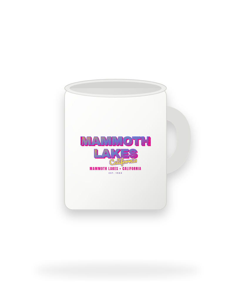 Mammoth Lakes Music TV Ceramic Mug 11oz