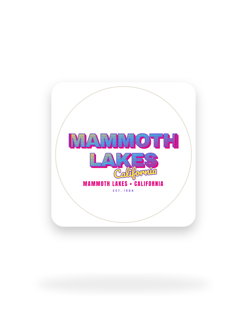 Mammoth Lakes Music TV Kiss-Cut Sticker