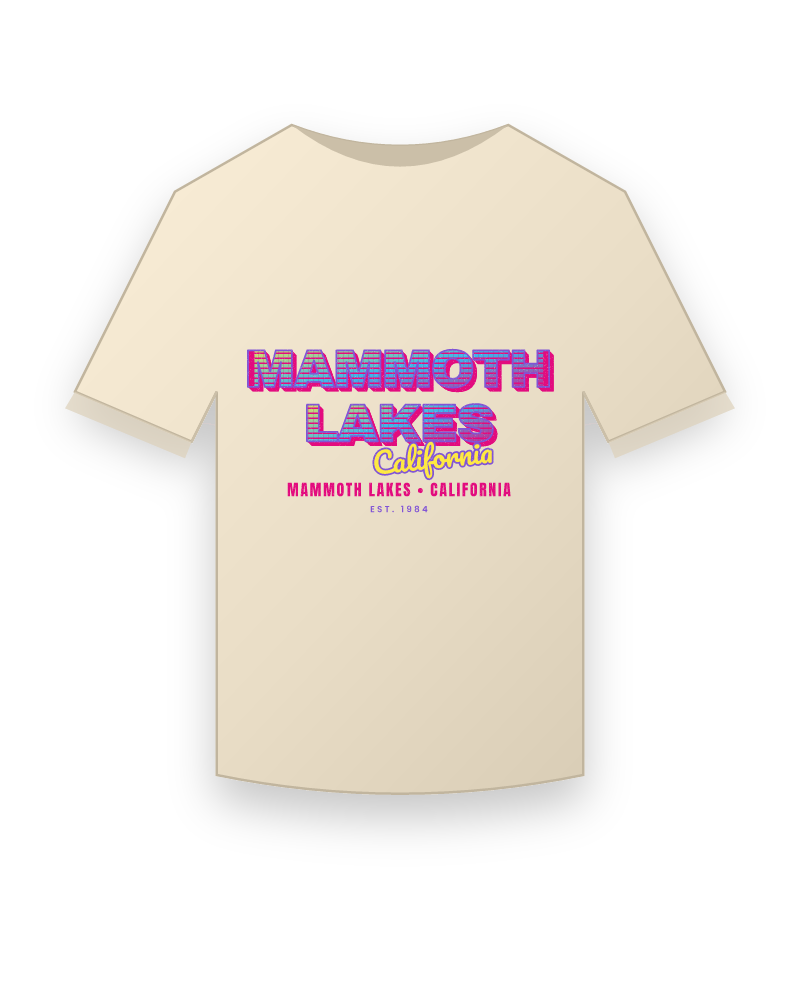 Mammoth Lakes Music TV Organic Cotton Tee