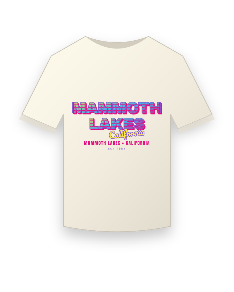Mammoth Lakes Music TV Vintage Wash Tee
