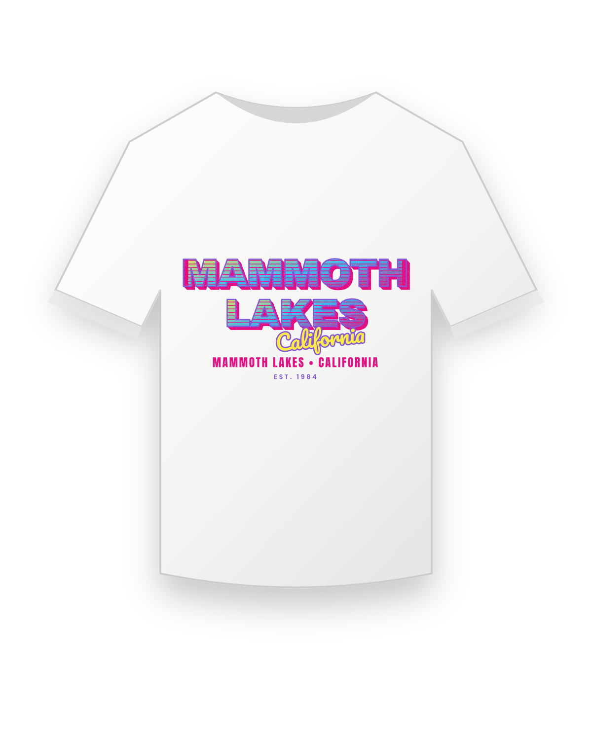 Mammoth Lakes Music TV Youth Tee in White