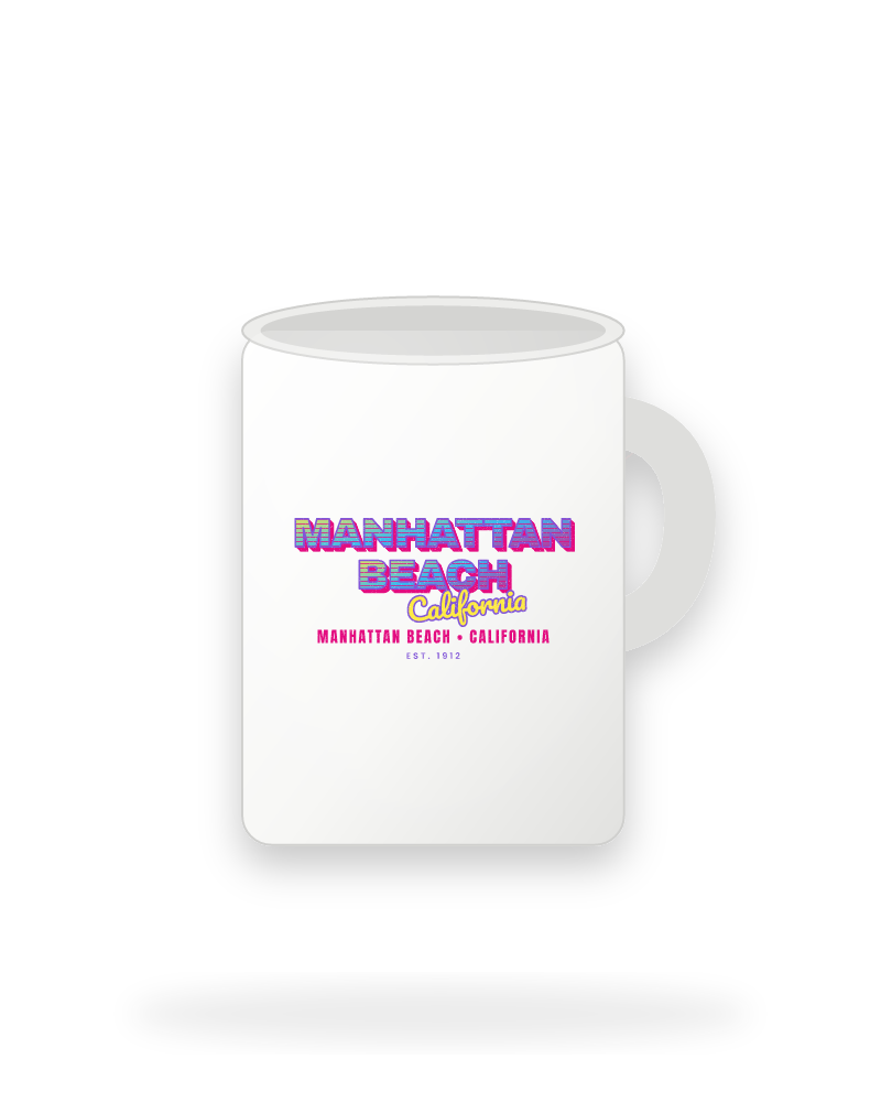 Manhattan Beach Music TV Ceramic Mug 15oz