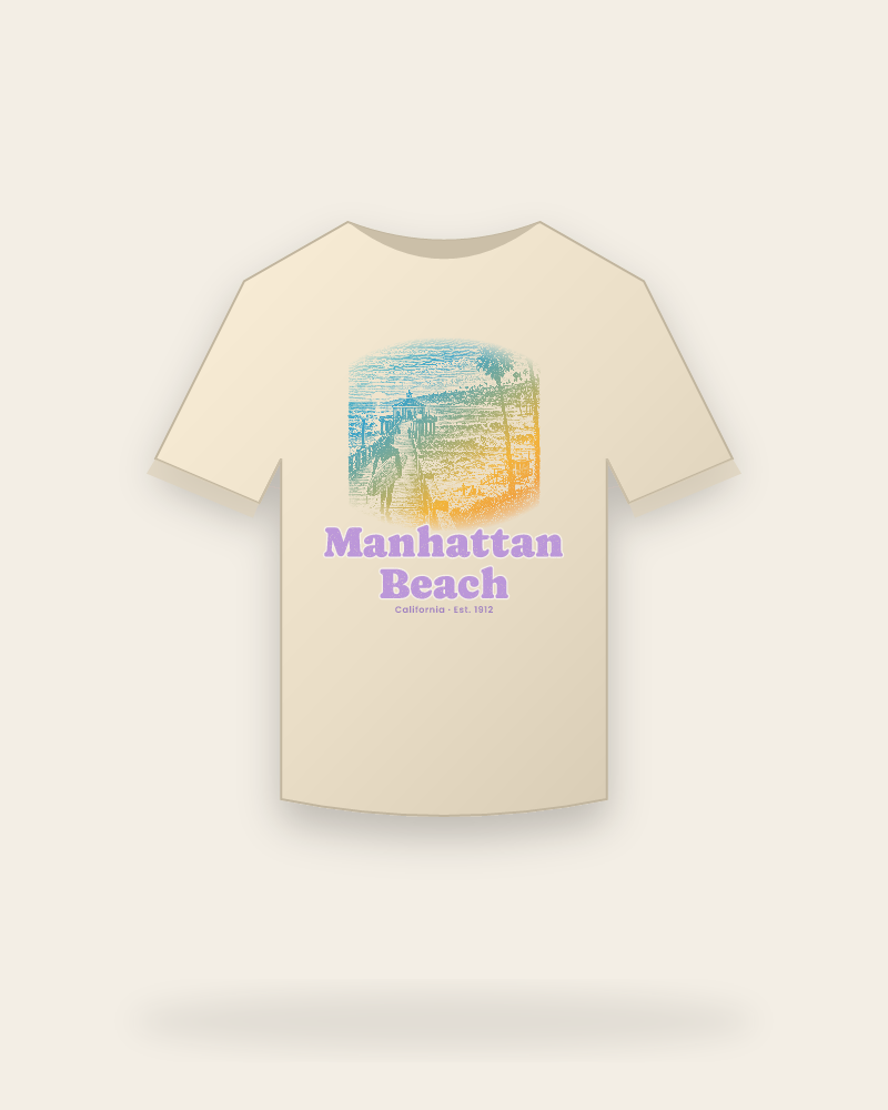 Manhattan Beach Pier Roundhouse Classic Tee