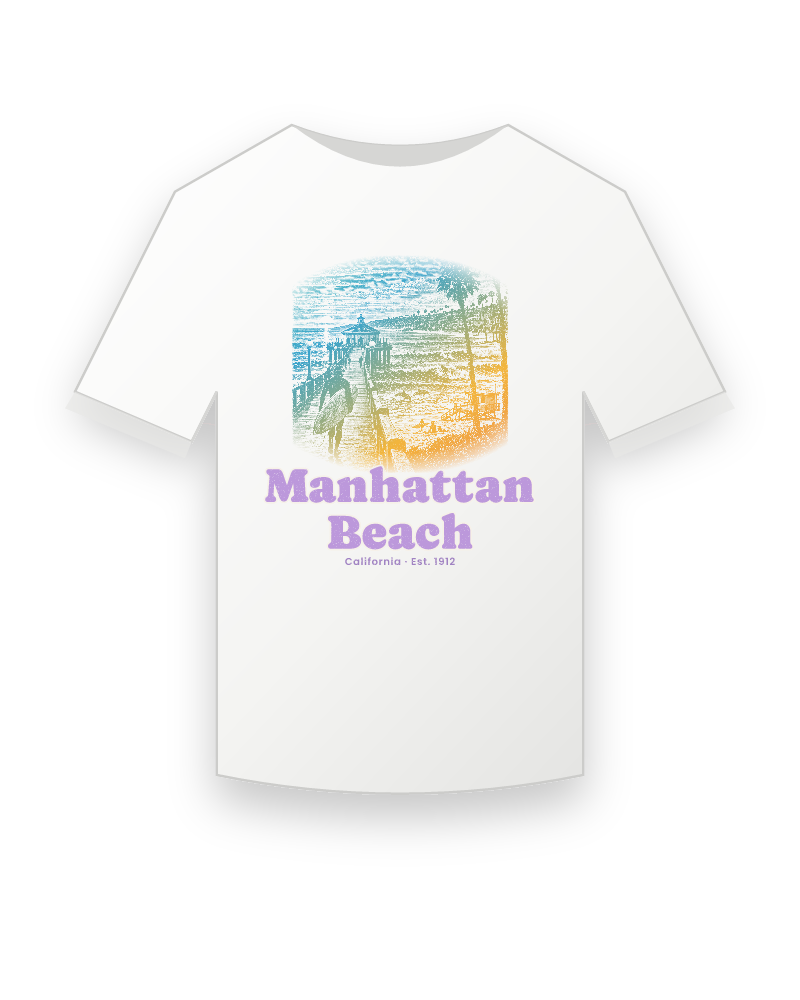 Manhattan Beach Pier Roundhouse Youth Tee