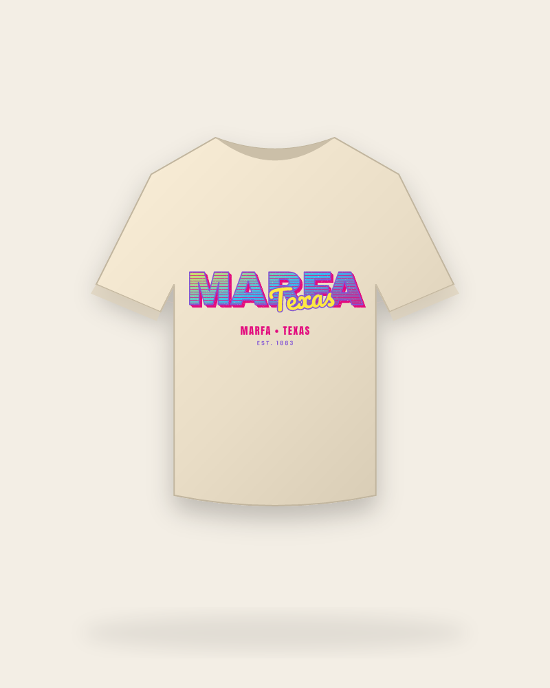 Marfa Music TV Organic Cotton Tee