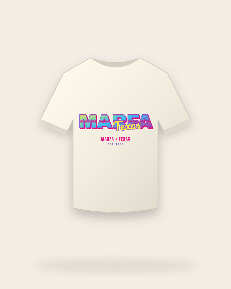 Marfa Music TV Vintage Wash Tee