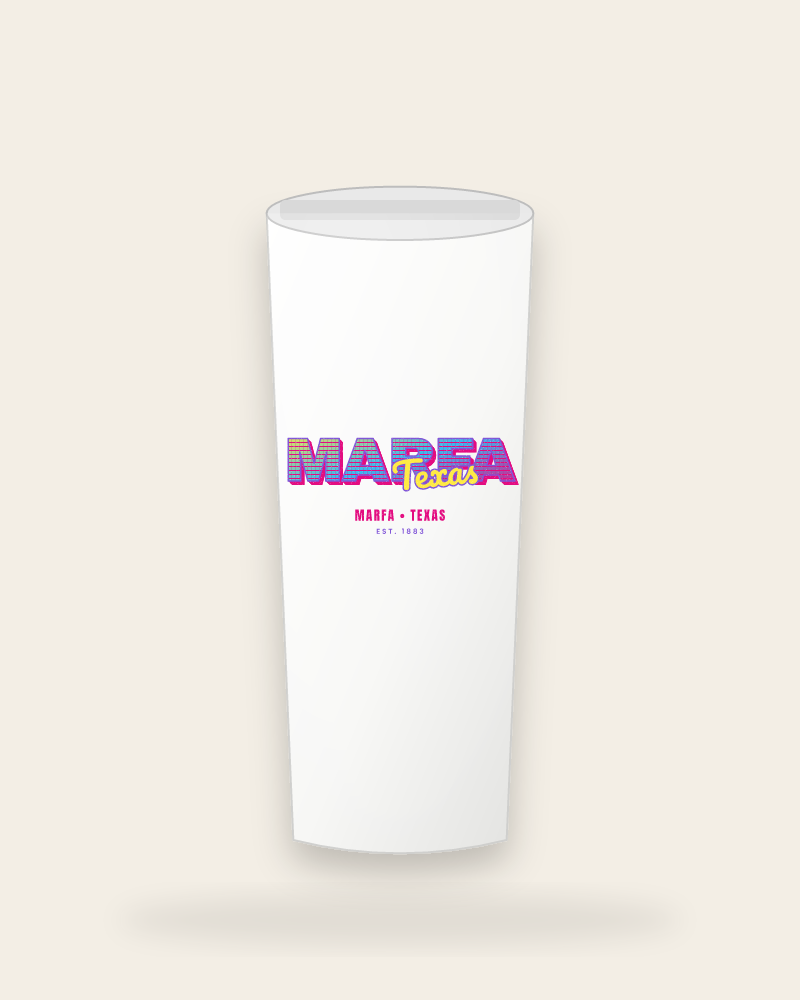 Marfa Music TV Insulated Tumbler 20oz