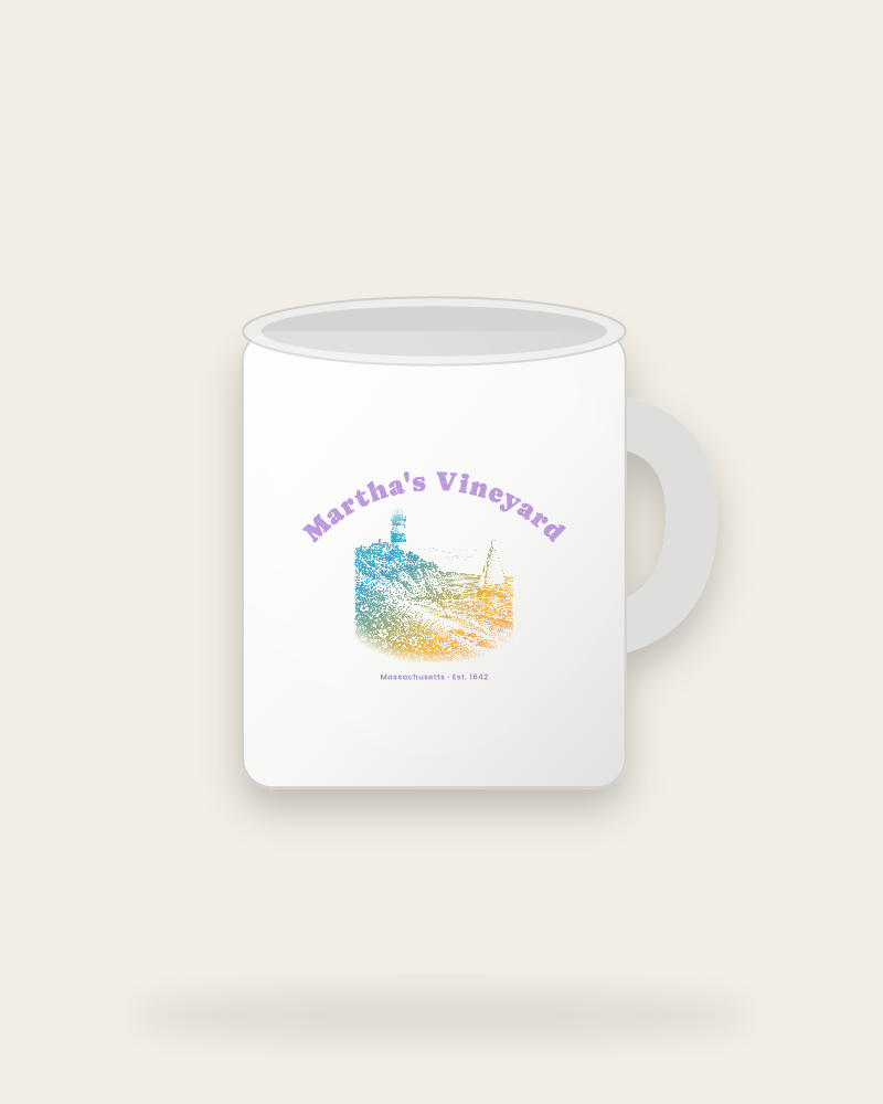 Martha's Vineyard Aquinnah Lighthouse Ceramic Mug 11oz