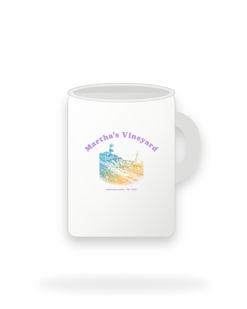 Martha's Vineyard Aquinnah Lighthouse Ceramic Mug 15oz