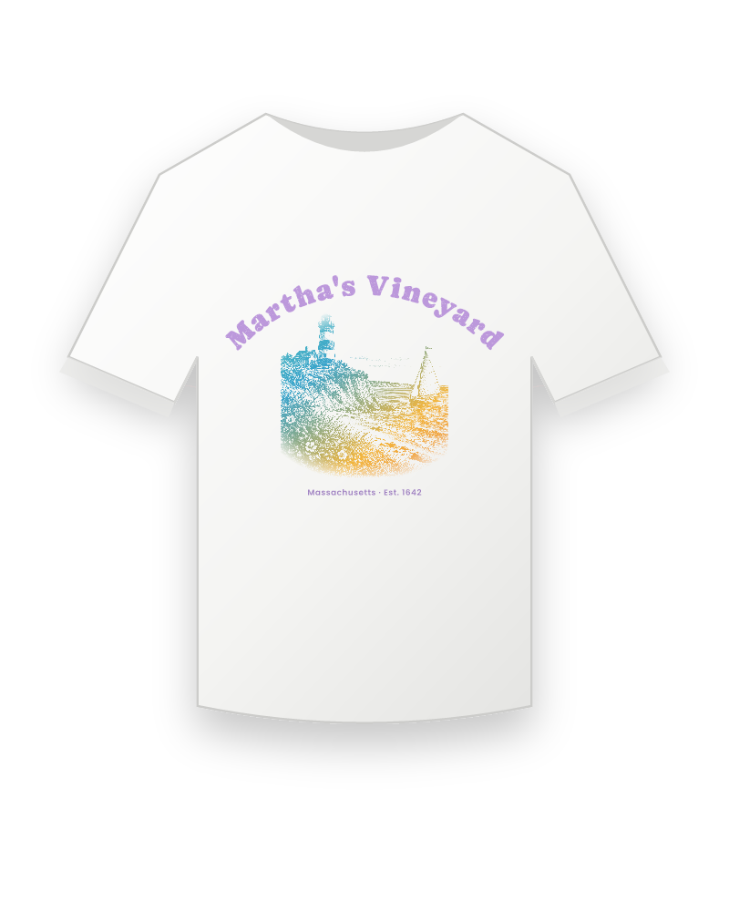 Martha's Vineyard Aquinnah Lighthouse Youth Tee