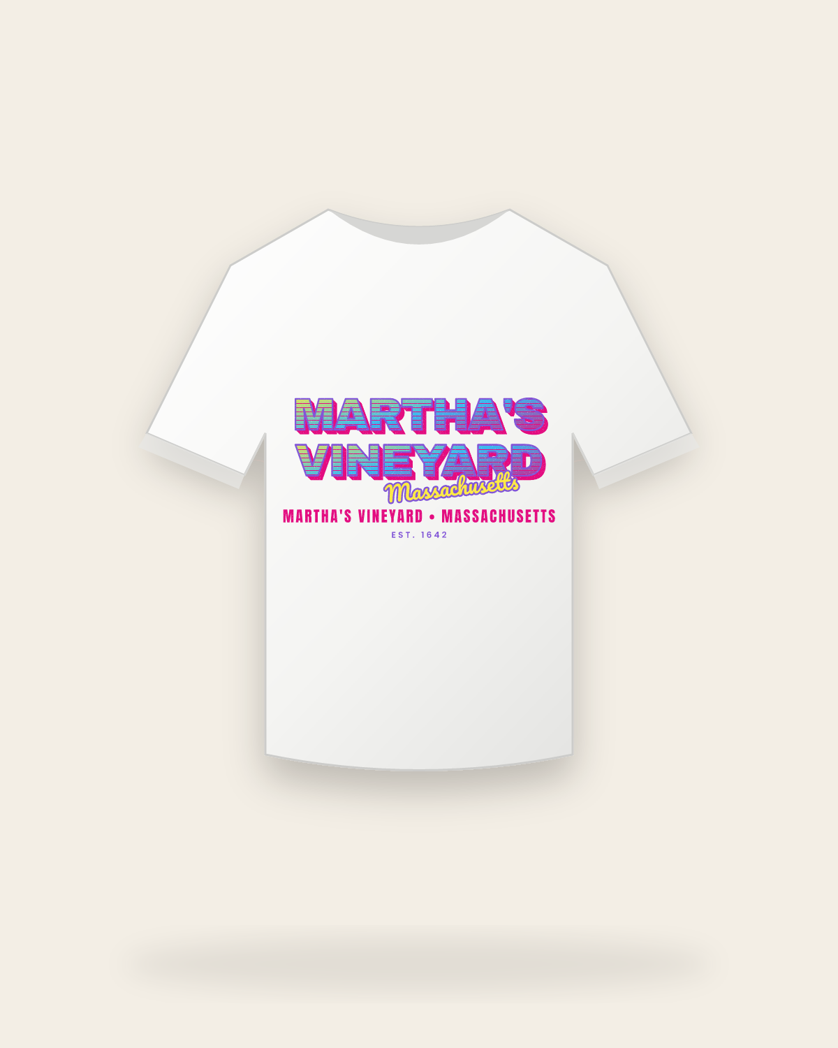 Martha's Vineyard Music TV Youth Tee in White