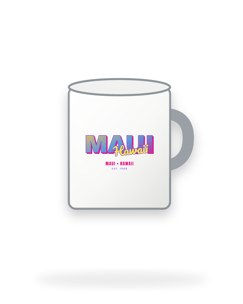 Maui Music TV Enamel Camp Mug