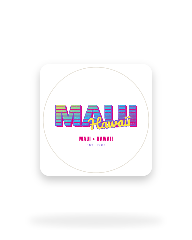 Maui Music TV Kiss-Cut Sticker