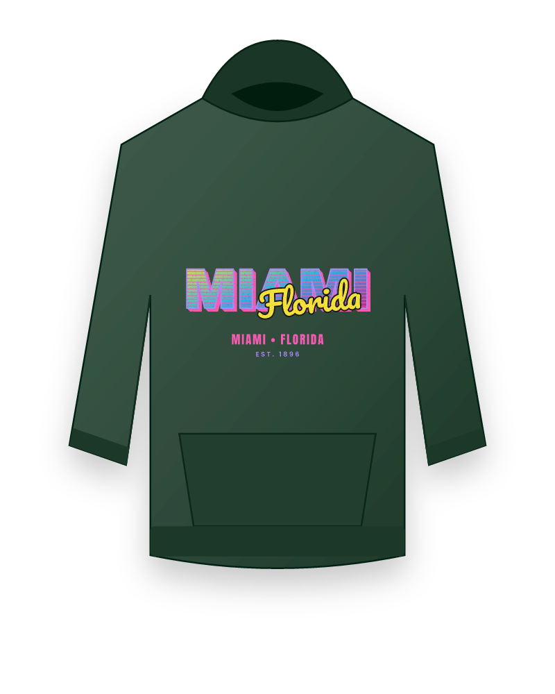 Miami Music TV Hooded Sweatshirt