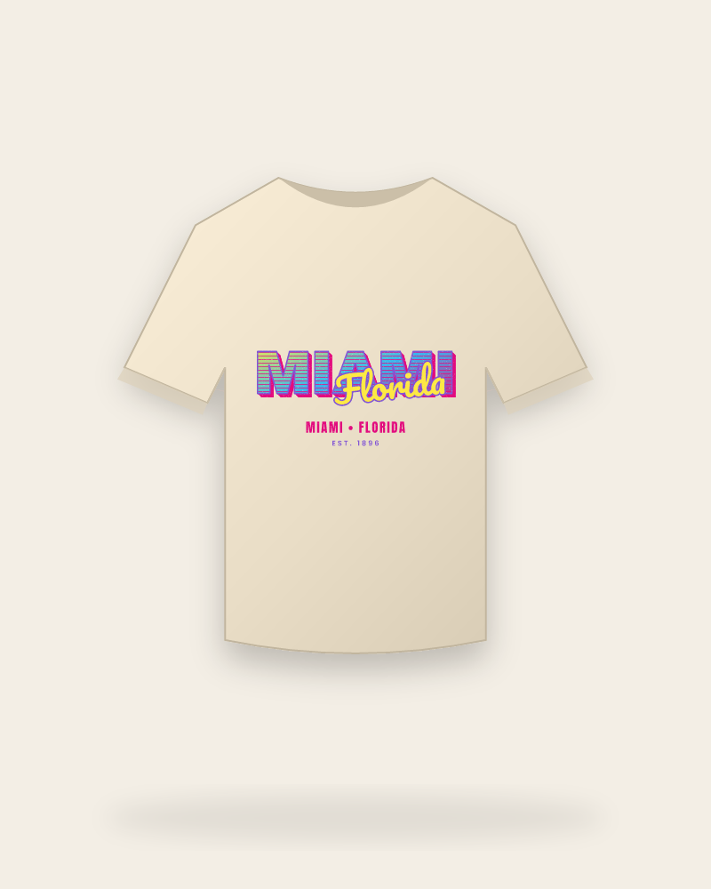 Miami Music TV Classic Tee