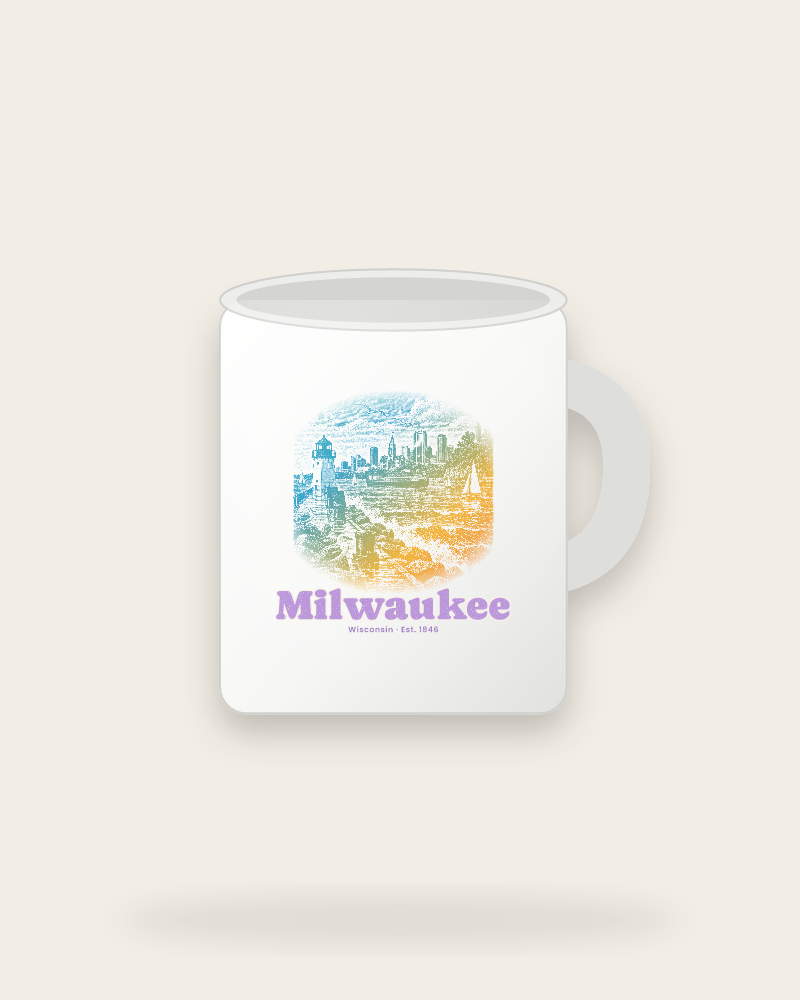 Milwaukee Breakwater Light Ceramic Mug 11oz