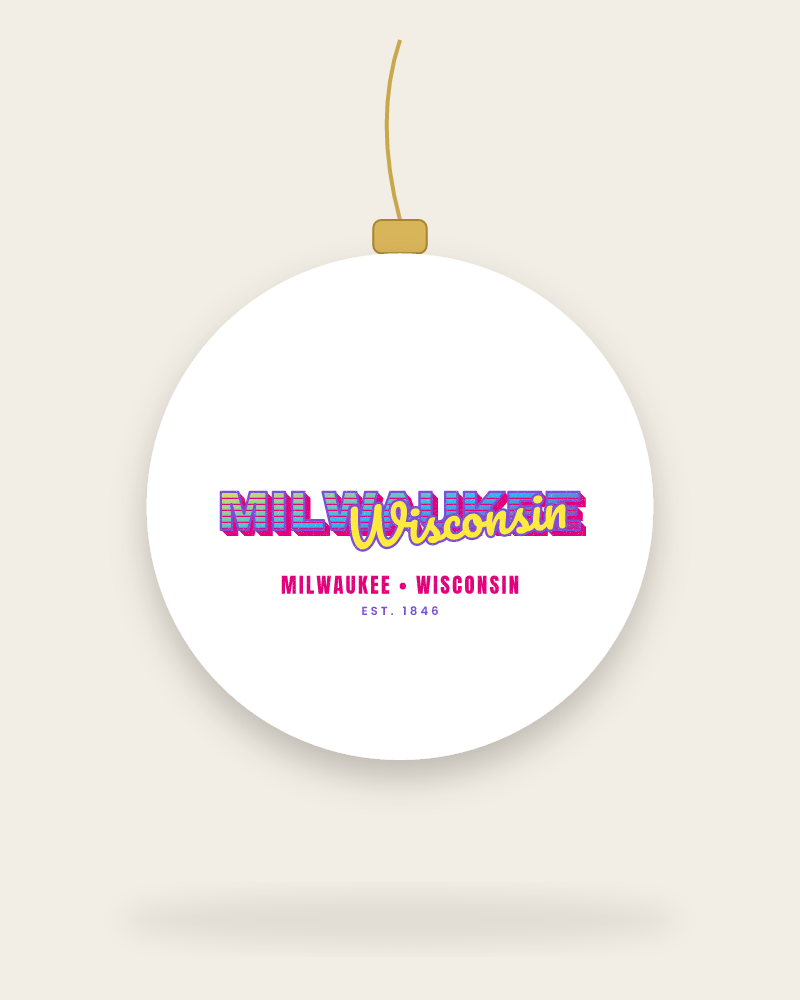 Milwaukee Music TV Ceramic Ornament