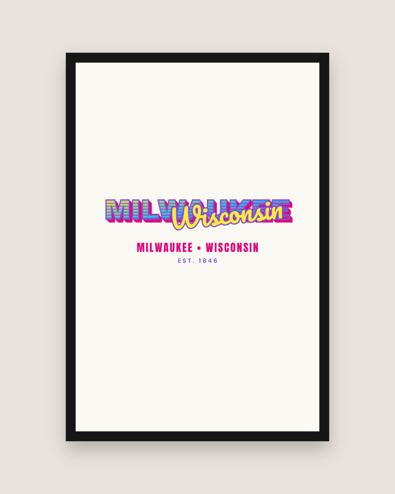 Milwaukee Music TV Matte Poster