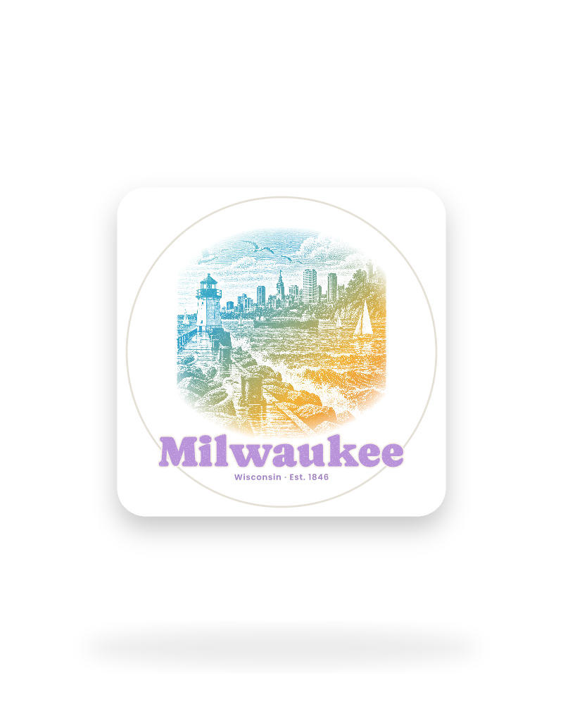 Milwaukee Breakwater Light Kiss-Cut Sticker