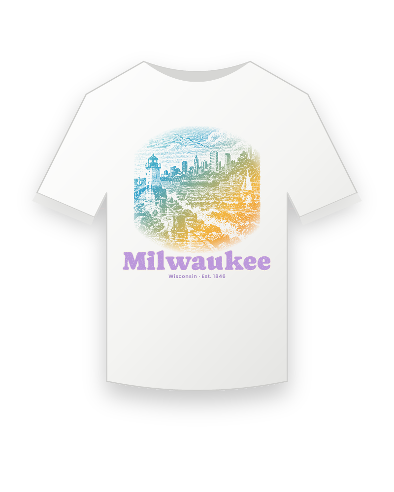 Milwaukee Breakwater Light Youth Tee