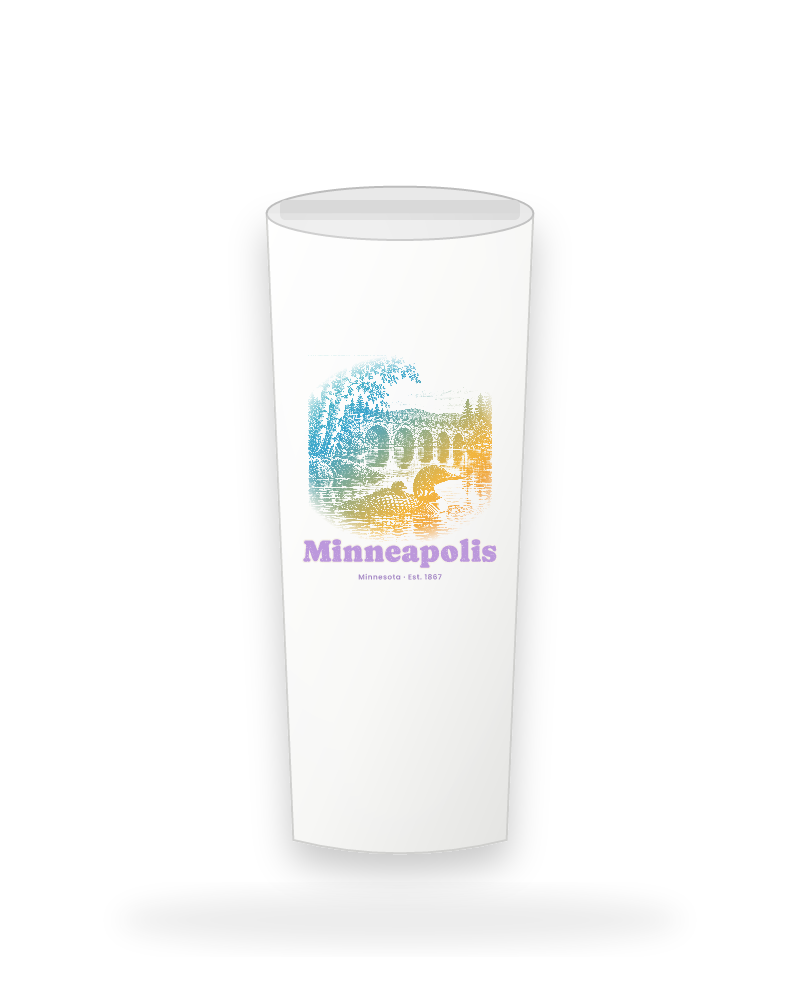 Minneapolis Loon & Stone Arch Insulated Tumbler 20oz