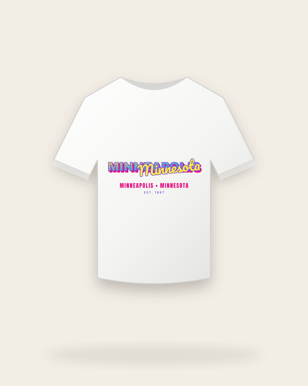 Minneapolis Music TV Youth Tee in White