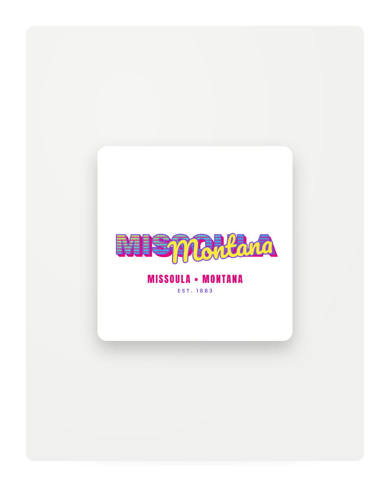 Missoula Music TV Fridge Magnet