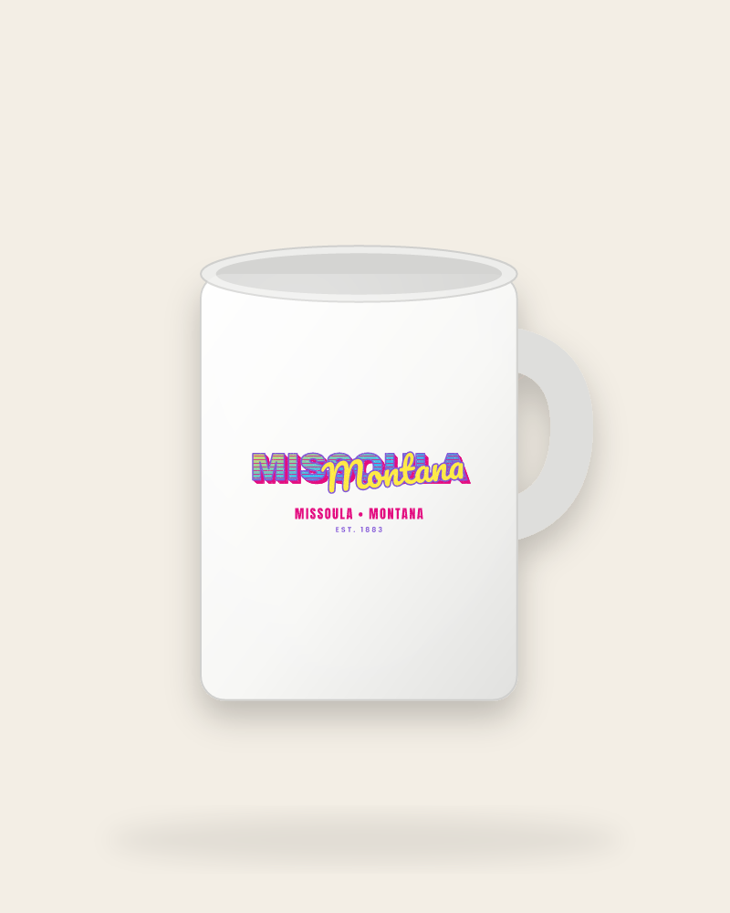 Missoula Music TV Ceramic Mug 15oz