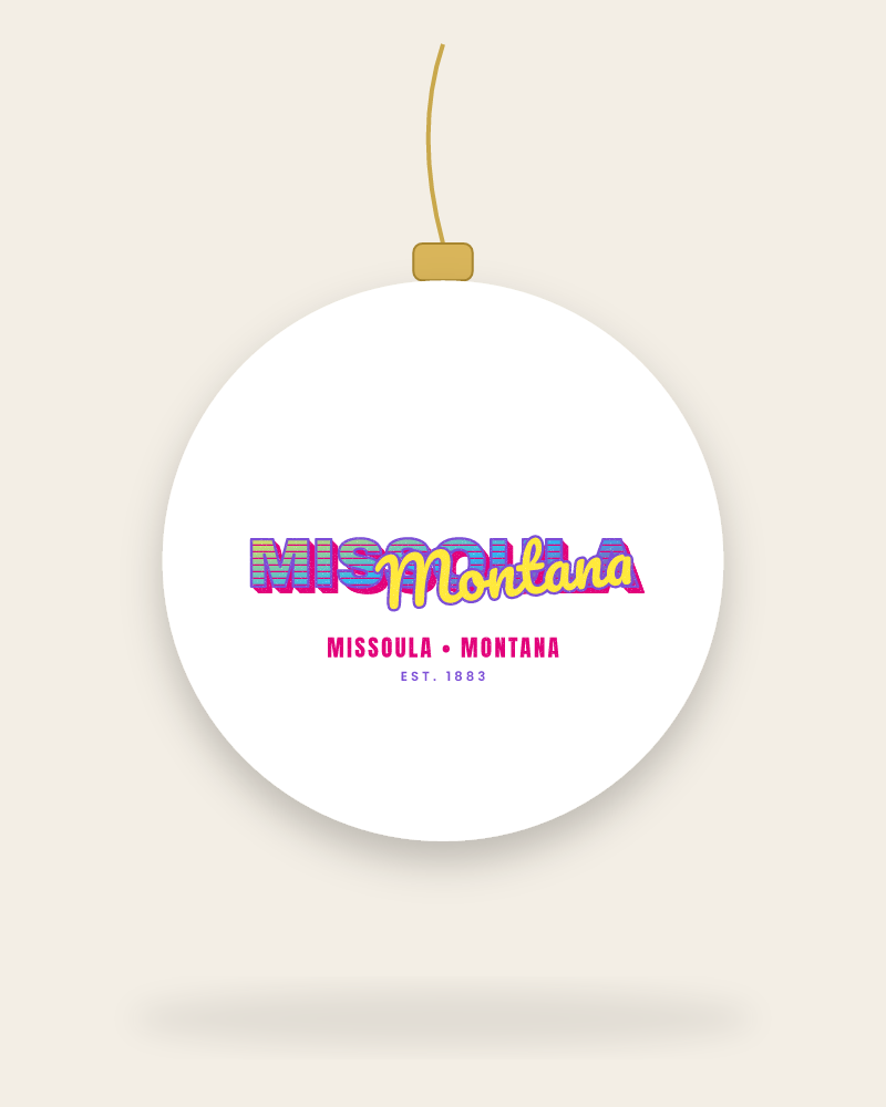 Missoula Music TV Ceramic Ornament