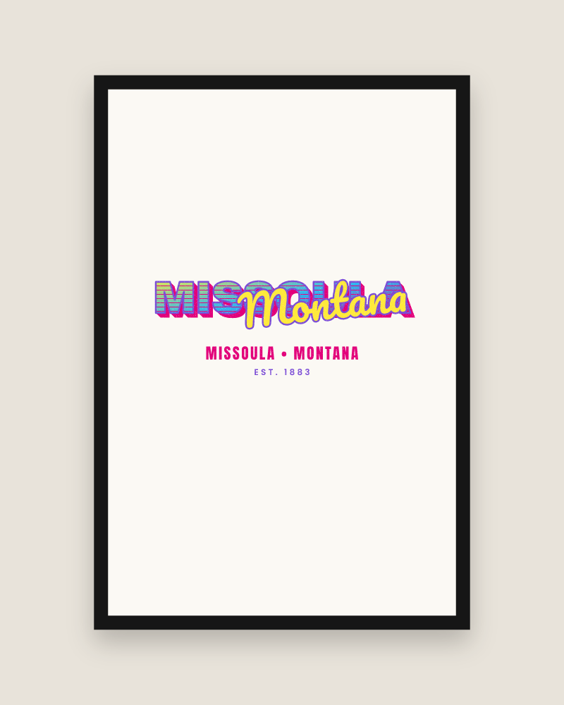 Missoula Music TV Matte Poster
