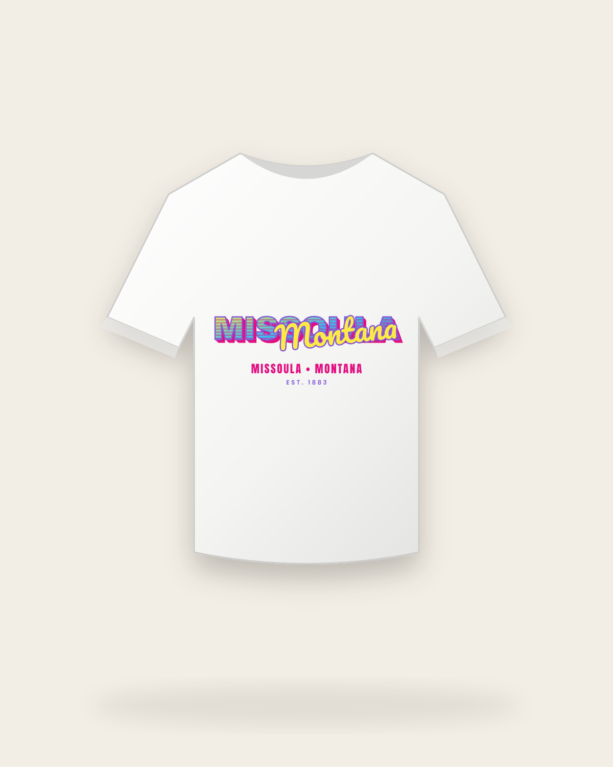 Missoula Music TV Youth Tee in White
