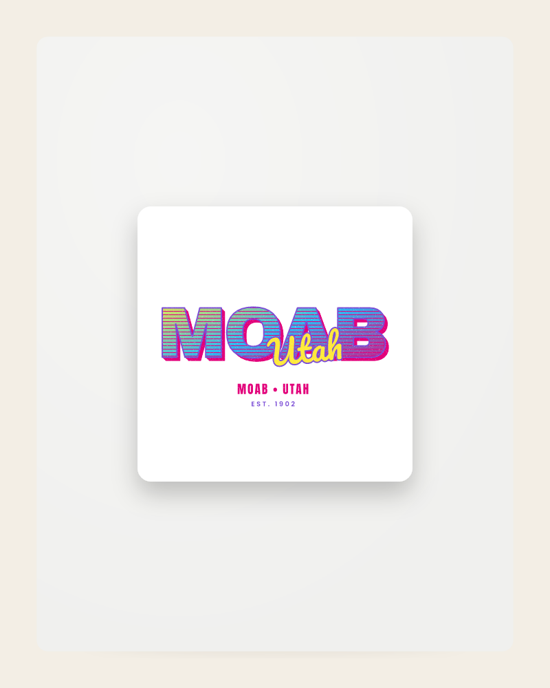 Moab Music TV Fridge Magnet