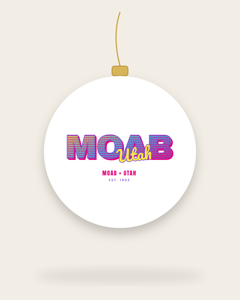 Moab Music TV Ceramic Ornament